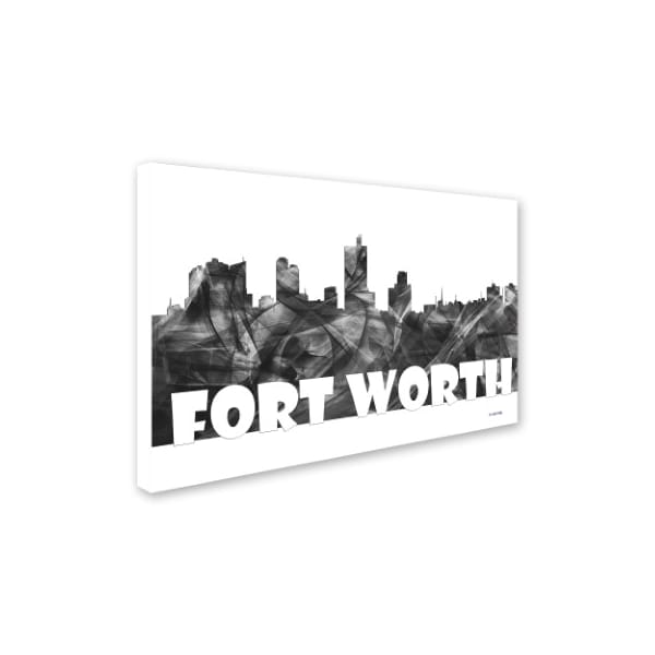 Marlene Watson 'Fort Worth Texas Skyline BG-2' Canvas Art,16x24